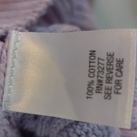 CROFT & BARROW Woman Longsleeve Lavender V-Neck Pullover Sweater Size Small - Picture 12 of 12